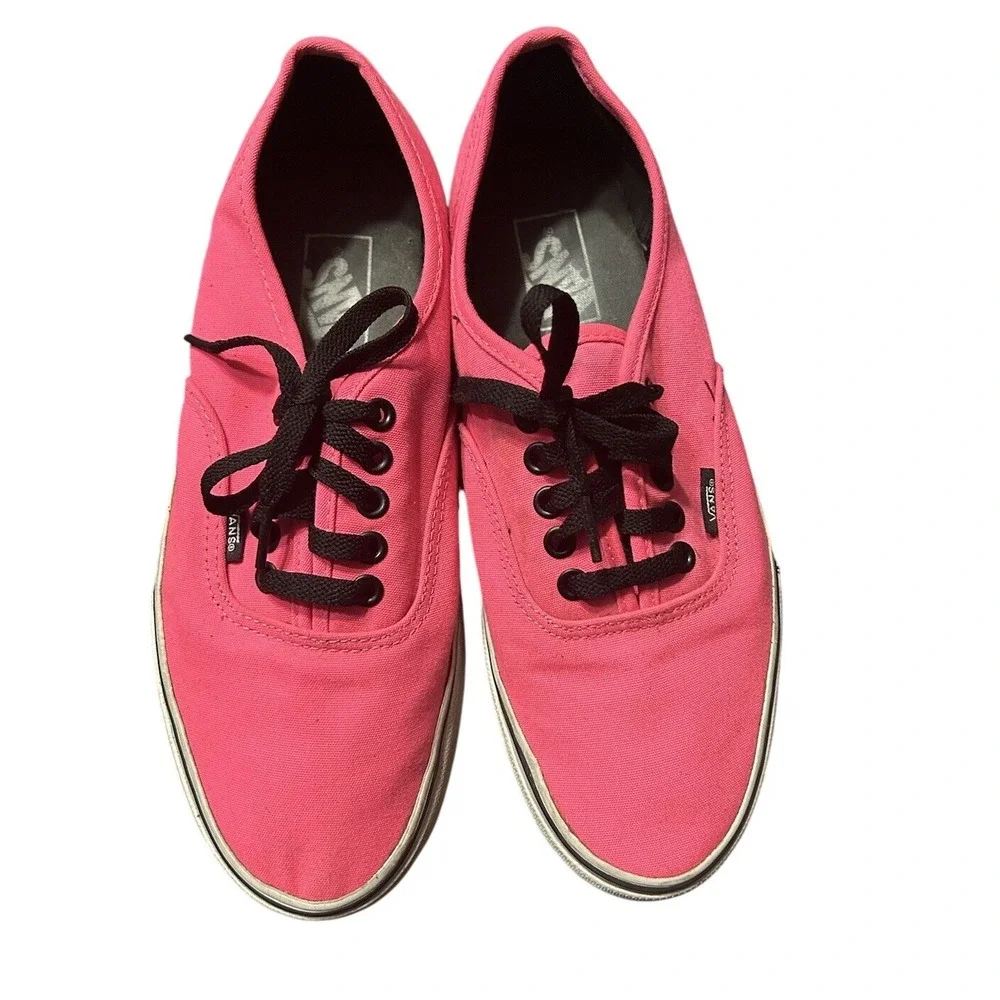 Vans Old Skool Women Size 10.5 Neon Hot Pink School Barbie Streetwear Skater Y2K